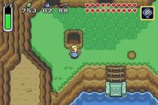 une photo d'Ã©cran de The Legend of Zelda - A Link to the Past sur Nintendo Game Boy Advance